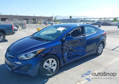 2016 Hyundai Elantra Se from USA, damaged, VIN 5NPDH4AE6GH714157
